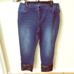 So Slimming Ankle by Chico’s with Sequin Lace Cuff